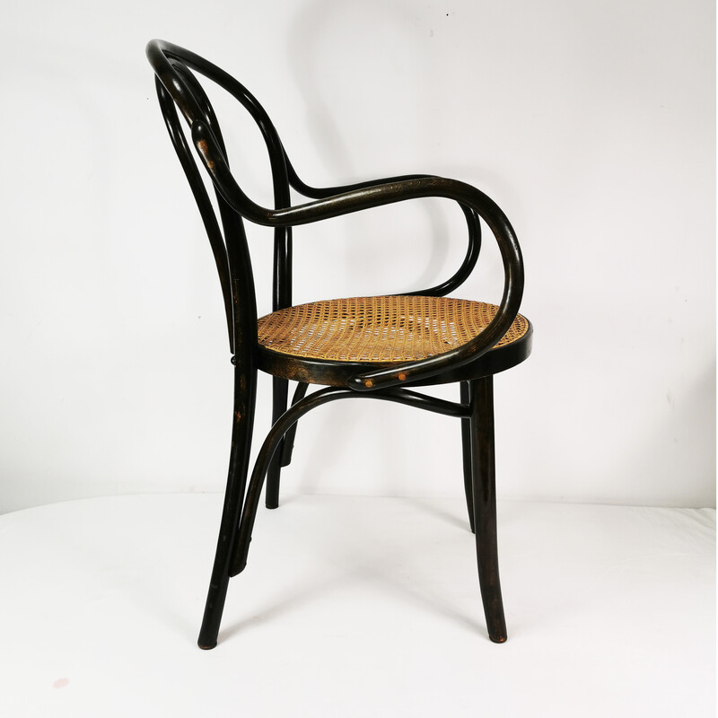 Vintage gebogener Sessel Thonet, Deutschland 1950er Jahre