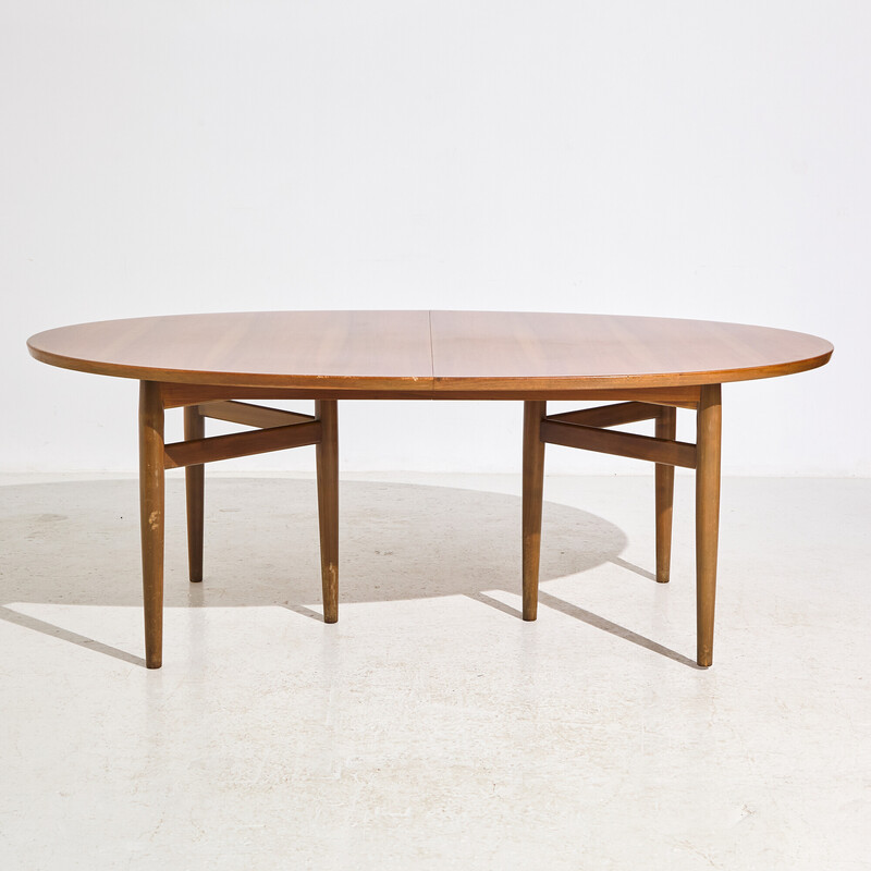 Table vintage en bois de chêne, 1970