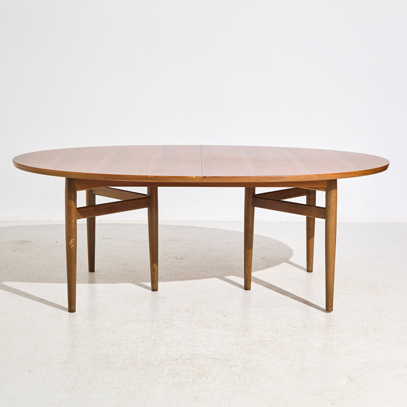 Vintage oakwood dining table, 1970s