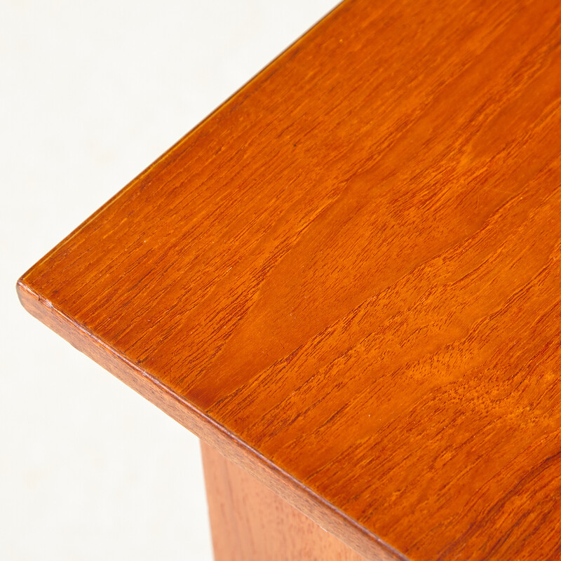 Vintage Danish teak desk, 1970s