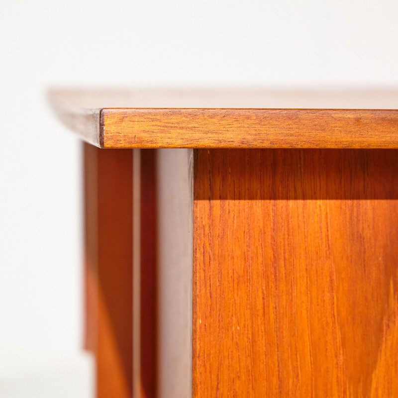 Vintage Danish teak desk, 1970s