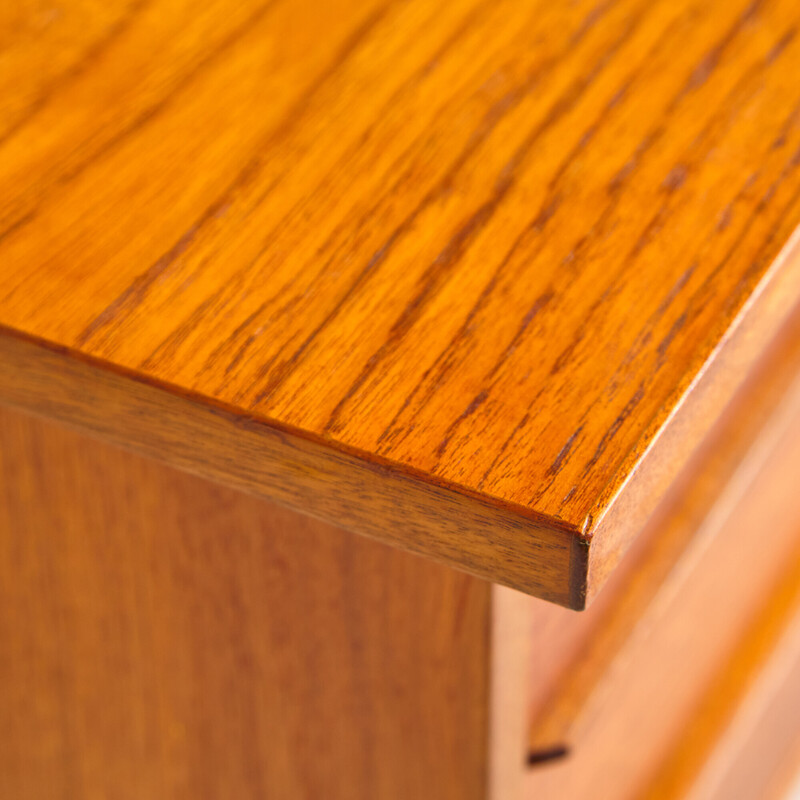 Vintage Danish teak desk, 1970s