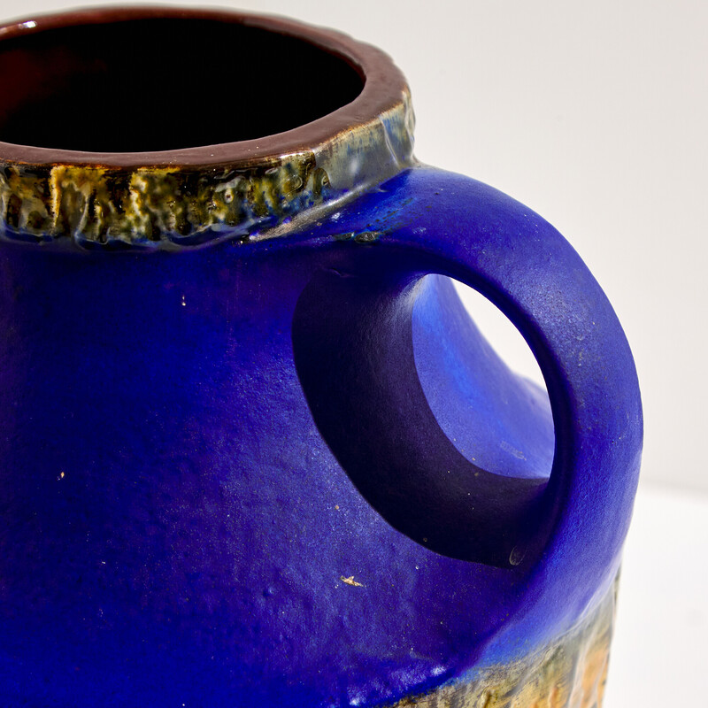 Vaso da terra in ceramica tedesca vintage di Gerda Heuckeroth per Carstens, anni '60