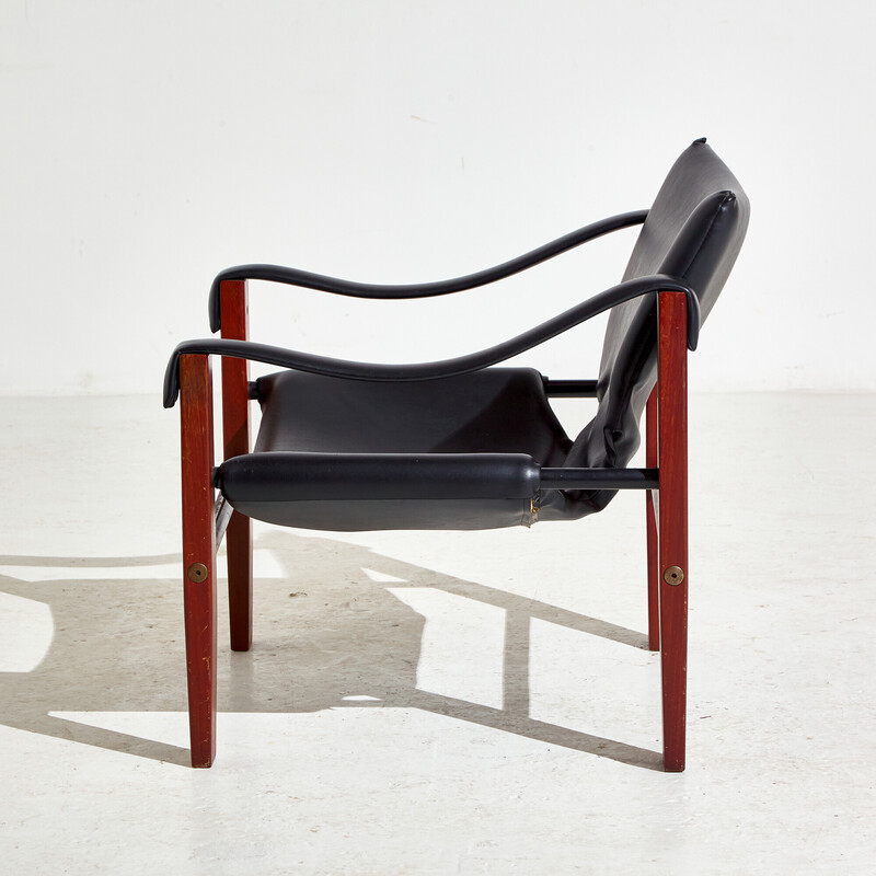 Vintage Safari armchair by Maurice Burke for Arkana, 1970s