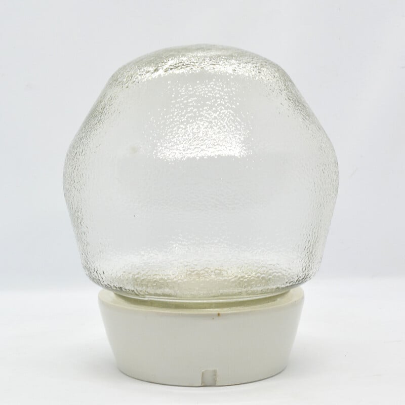 Vintage spherical industrial lamp Sop-1 by Foton Polska, 1970s