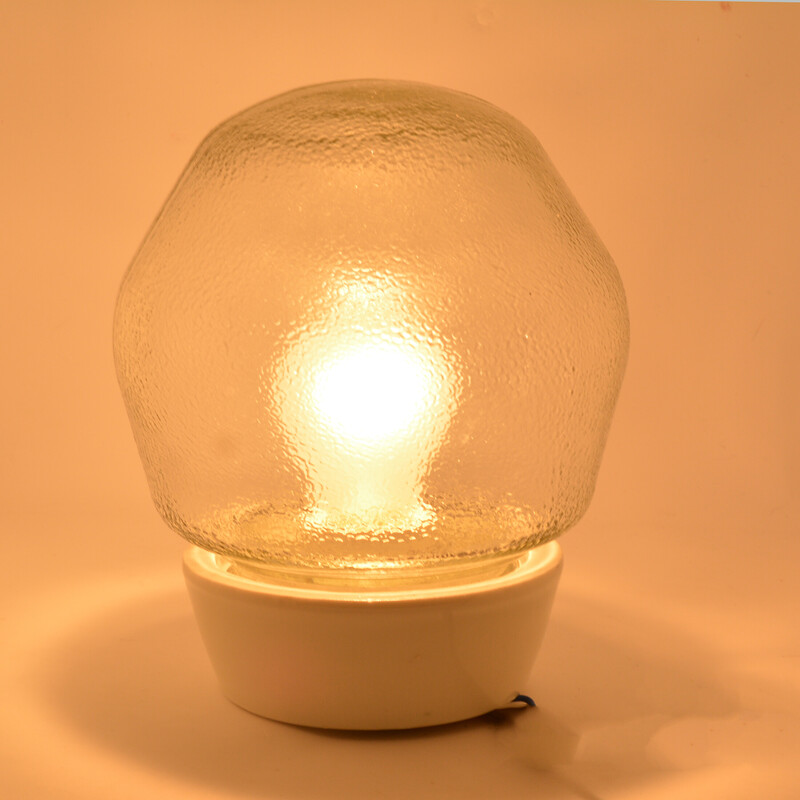 Lampada industriale sferica vintage Sop-1 di Foton Polska, anni '70