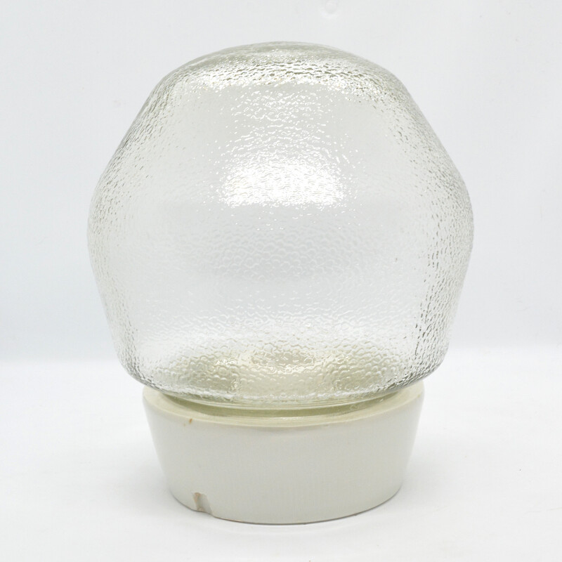 Vintage spherical industrial lamp Sop-1 by Foton Polska, 1970s