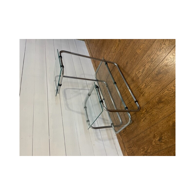 Vintage chrome flower stand by Thonet