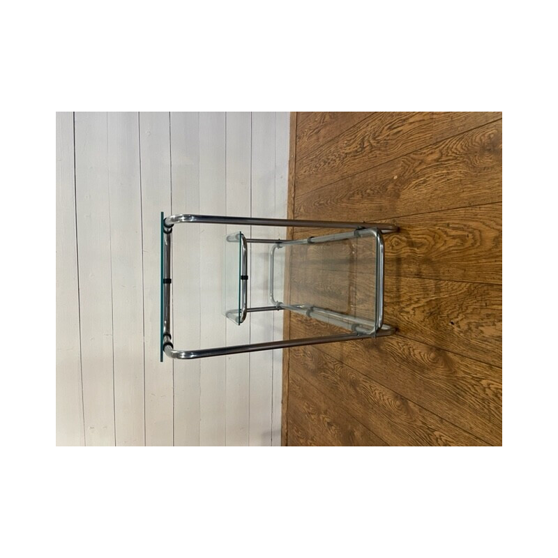 Vintage chrome flower stand by Thonet