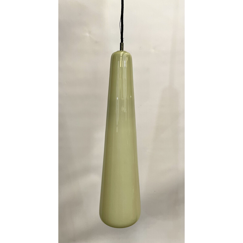 The Drop vintage pendant lamp by Östen Kristiansson for Luxus, 1960