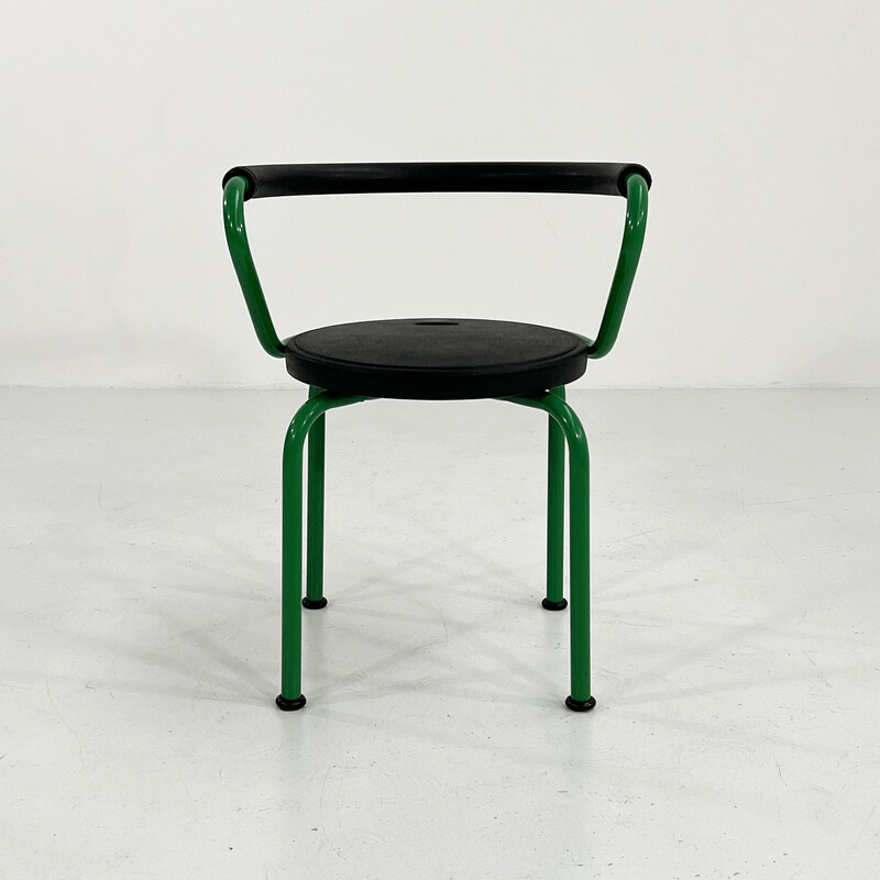 Fauteuil vert vintage par Airon, 1980