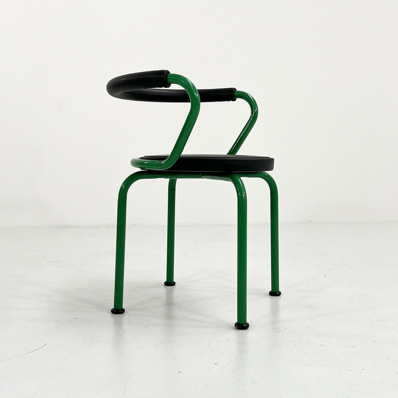 Vintage groene fauteuil van Airon, 1980