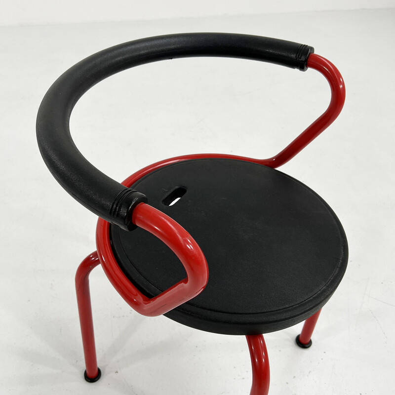Vintage postmodernistische fauteuil van Airon, jaren 1980