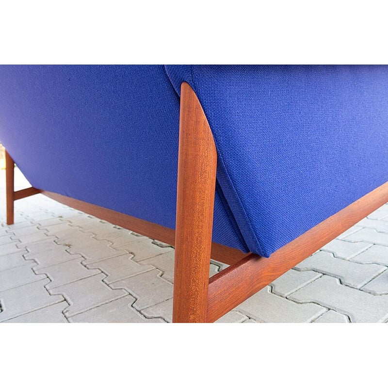 Vintage teak model jupiter sofa van Finn Juhl voor France and Son, 1960