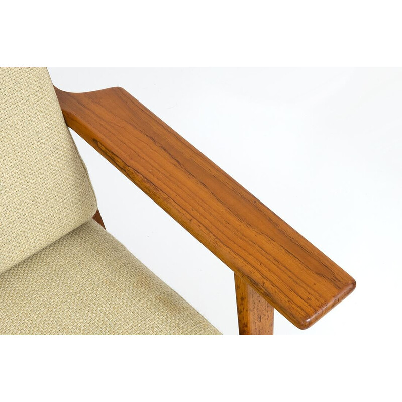 Vintage teak model Ge 290 3-seater sofa by Hans J. Wegner for Getama