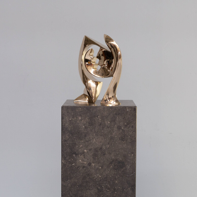 Vintage ‘the gate’ bronze sculpture by Jan Willem Krijger