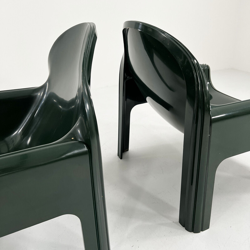 Par de poltronas modelo vintage 4794 de Gae Aulenti para Kartell, 1970s