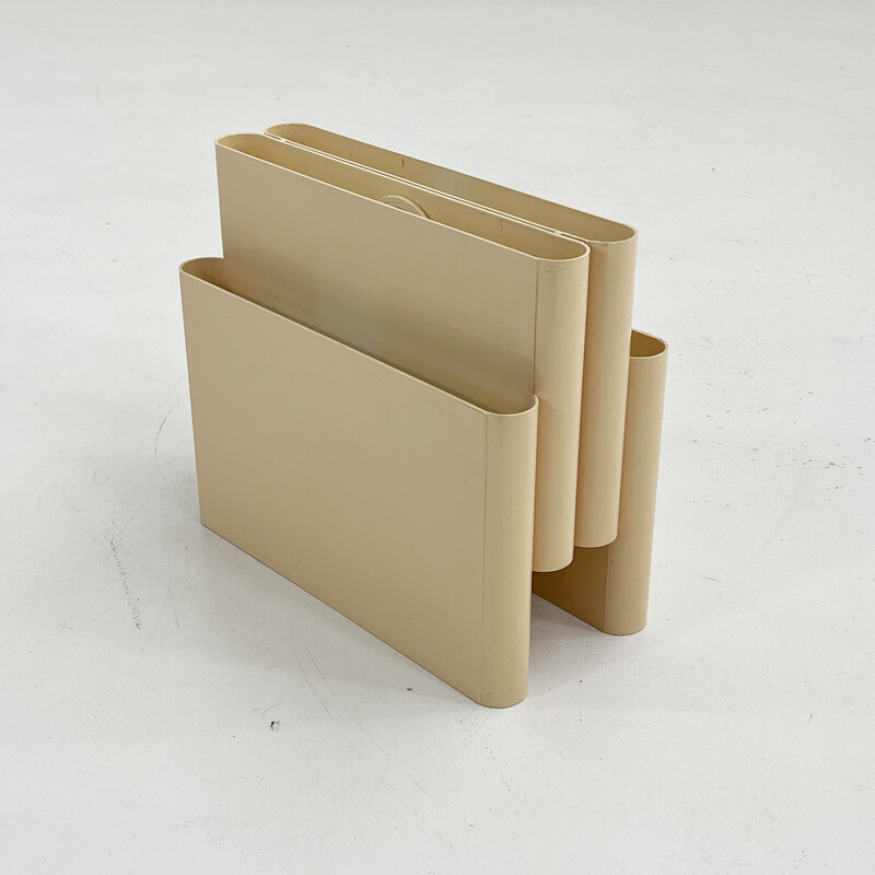 Vintage magazine rack by Giotto Stoppino for Kartell, 1970s