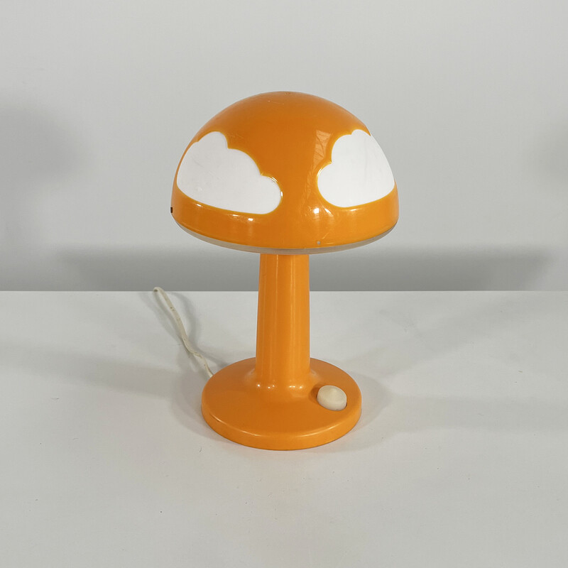 Vintage orange Skojig Cloud table lamp by Henrik Preutz for Ikea, 1990s