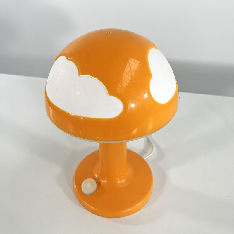 Lampada da tavolo Skojig Cloud arancione vintage di Henrik Preutz per Ikea, anni '90