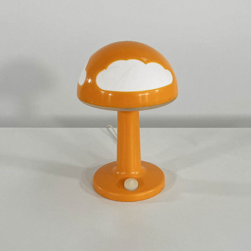 Lampada da tavolo Skojig Cloud arancione vintage di Henrik Preutz per Ikea, anni '90