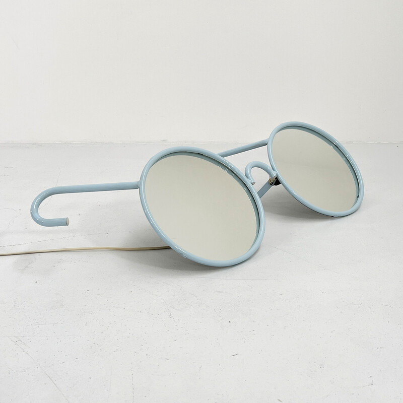 Vintage sunglasses mirror and light by L'isola Che Non C'è, 1980s