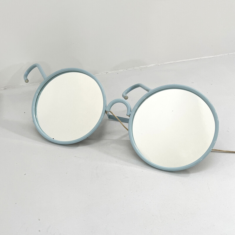 Espejo y luz vintage para gafas de sol de L'isola Che Non C'è, años 80