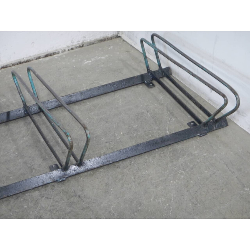 Vintage iron bicycle rack, 1960