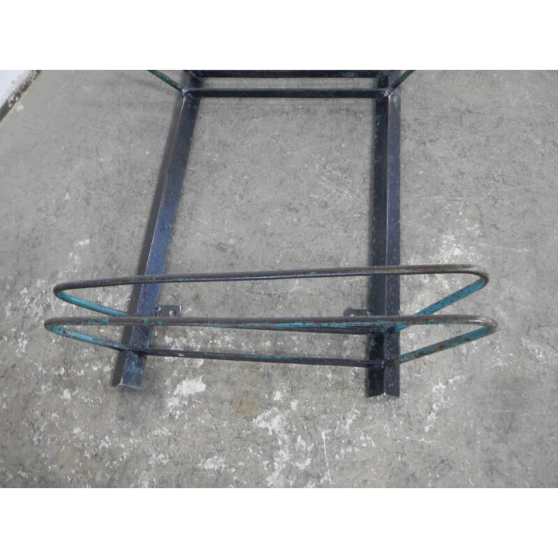 Vintage iron bicycle rack, 1960