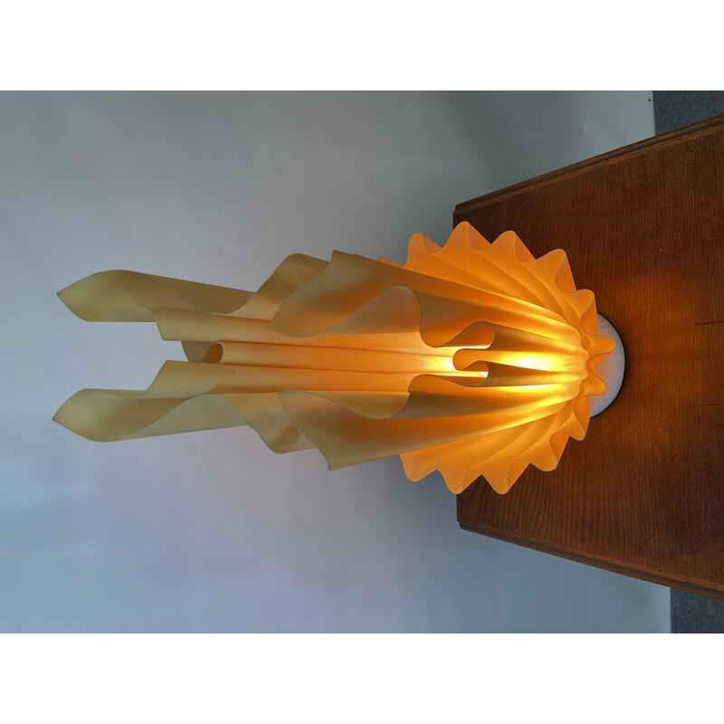 Lampe de table vintage modèle corolle par Georgia Jacob, 1970