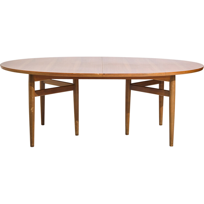 Vintage oakwood dining table, 1970s