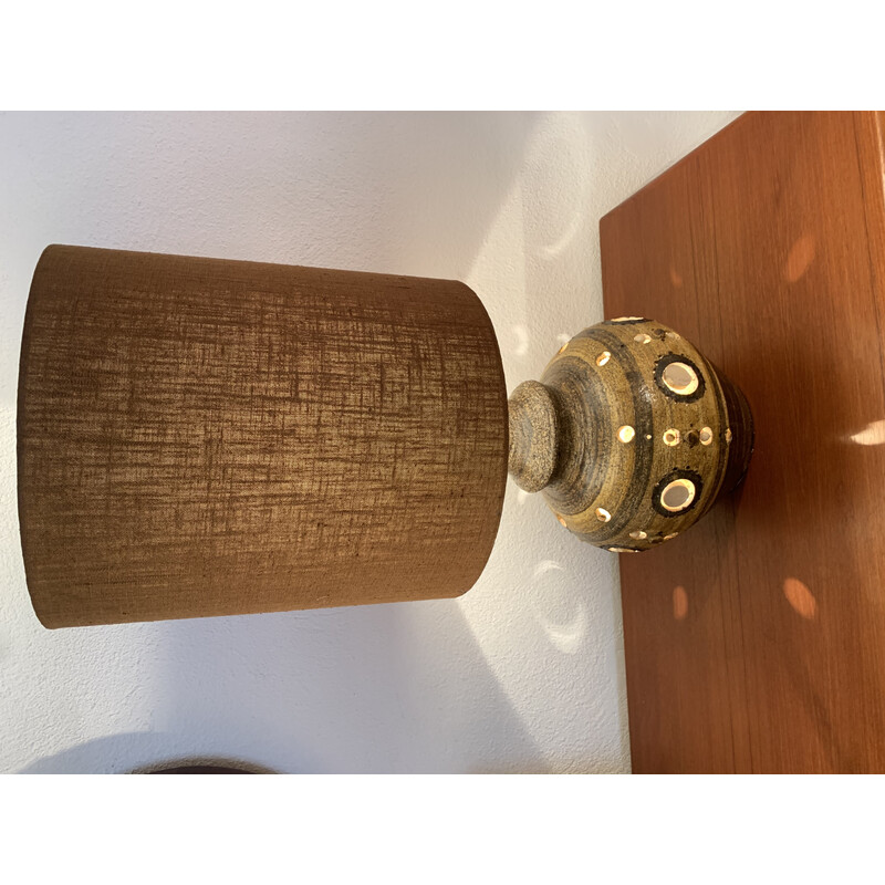 Lampe vintage en céramique de Georges Pelletier
