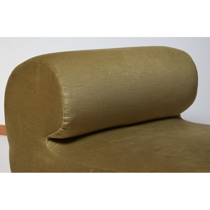 Vintage velvet armchair by Christian Adam, 1970