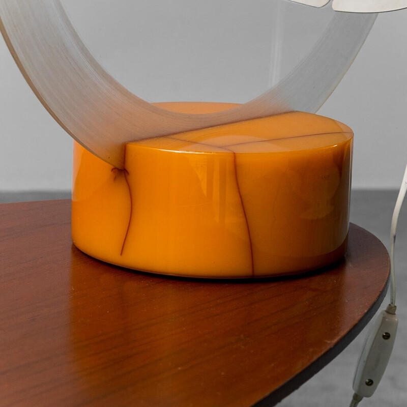 Vintage table lamp by Ennio Chiggio for Lumenform, 1970s