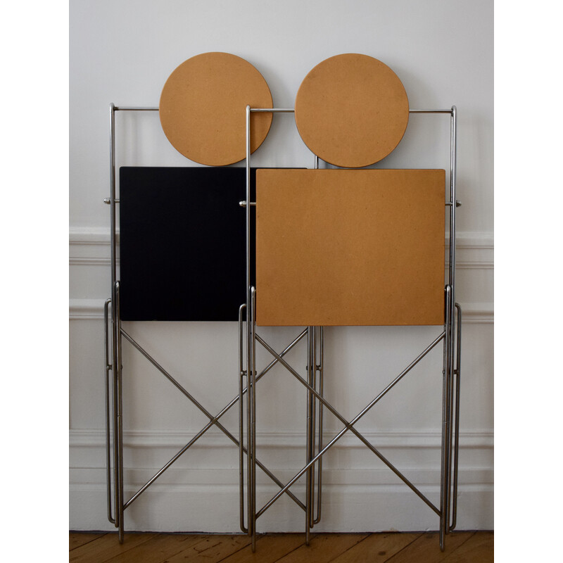 Pair of vintage Rjc chairs by René-Jean Caillette for Via Diffusion, France 1986