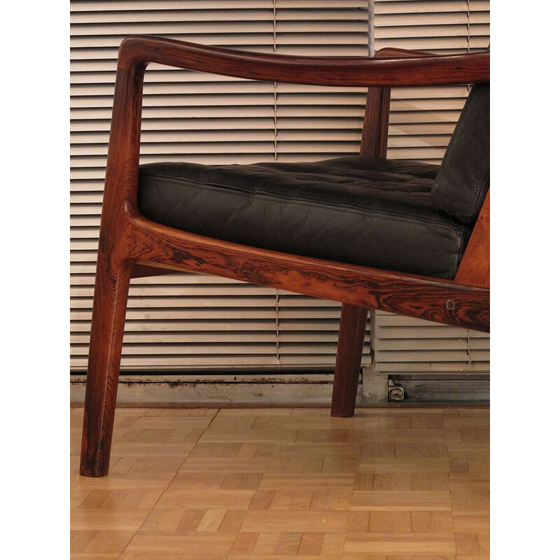 Chaise 109 en palissandre d' Ole Vonscher - 1950