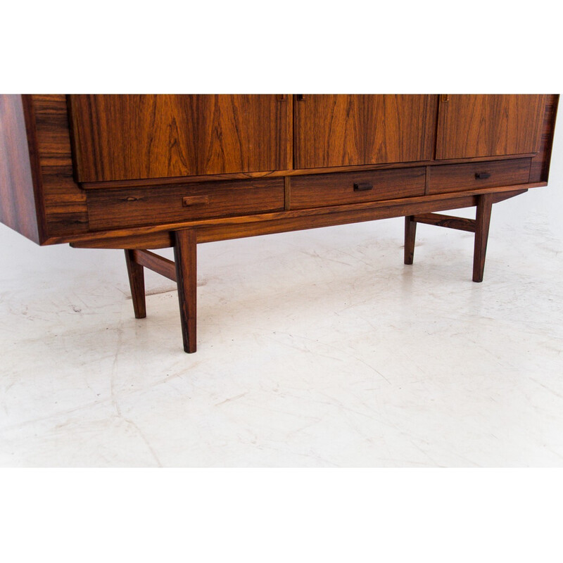 Vintage rosewood highboard, Denmark 1960