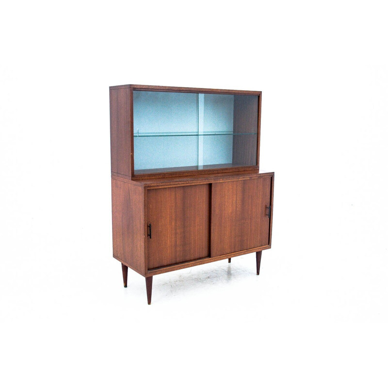 Vintage display cabinet by Wyszków, Poland 1960