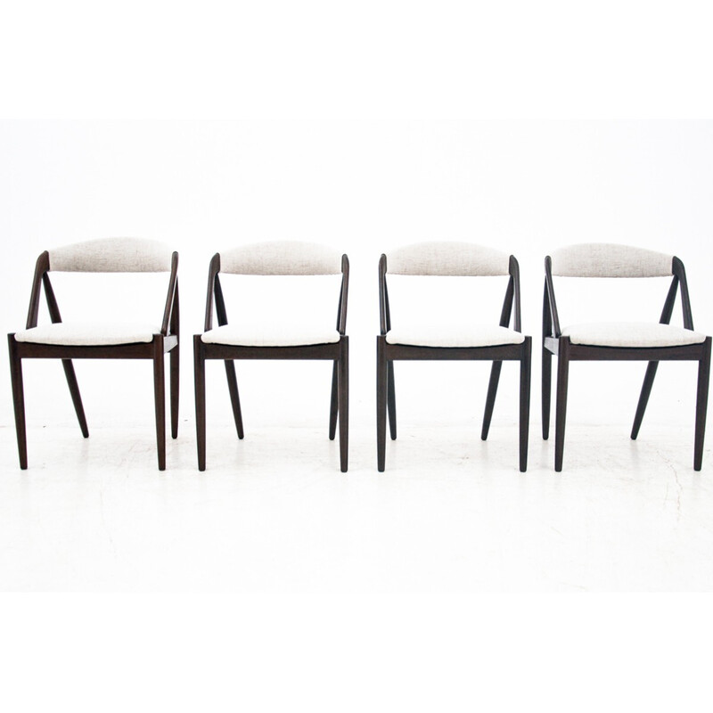 Conjunto de 4 cadeiras modelo 31 vintage por Kai Kristiansen, Dinamarca 1960