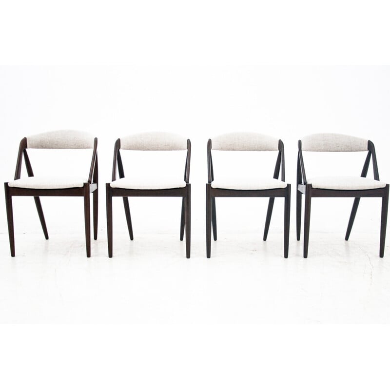 Ensemble de 4 chaises vintage modèle 31 de Kai Kristiansen, Danemark 1960