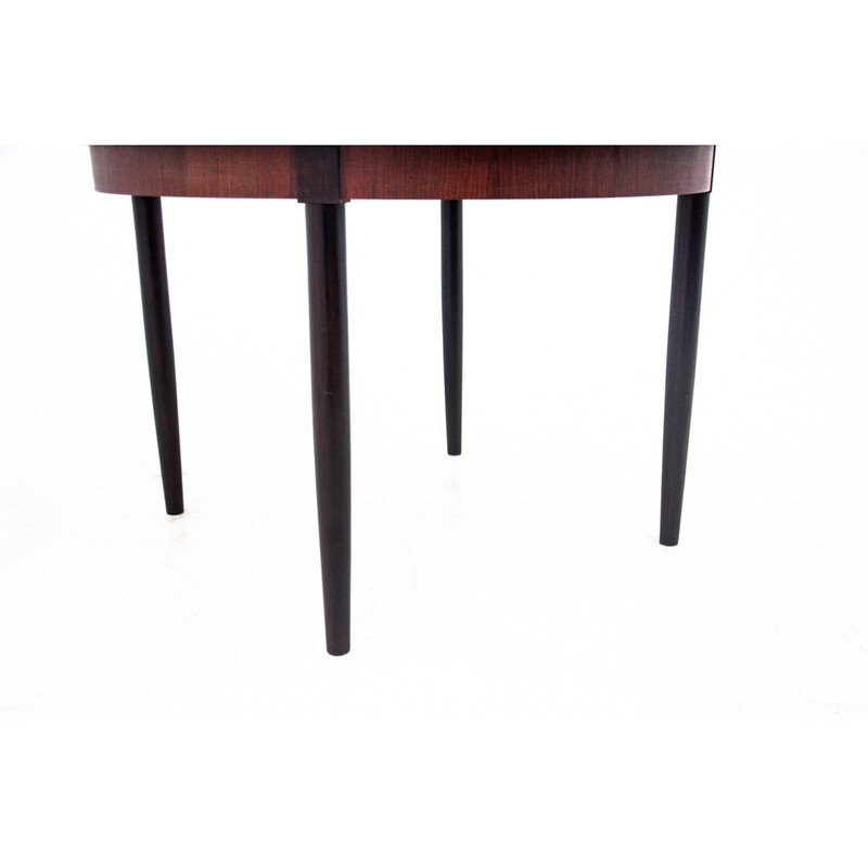 Vintage rosewood round table, Denmark 1960