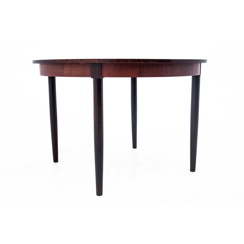 Vintage rosewood round table, Denmark 1960
