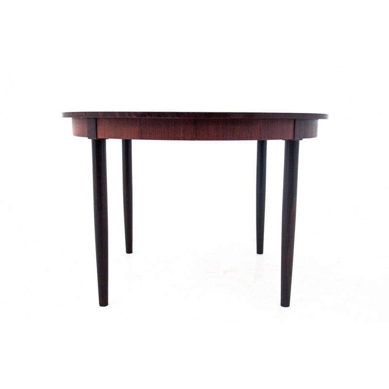 Vintage rosewood round table, Denmark 1960
