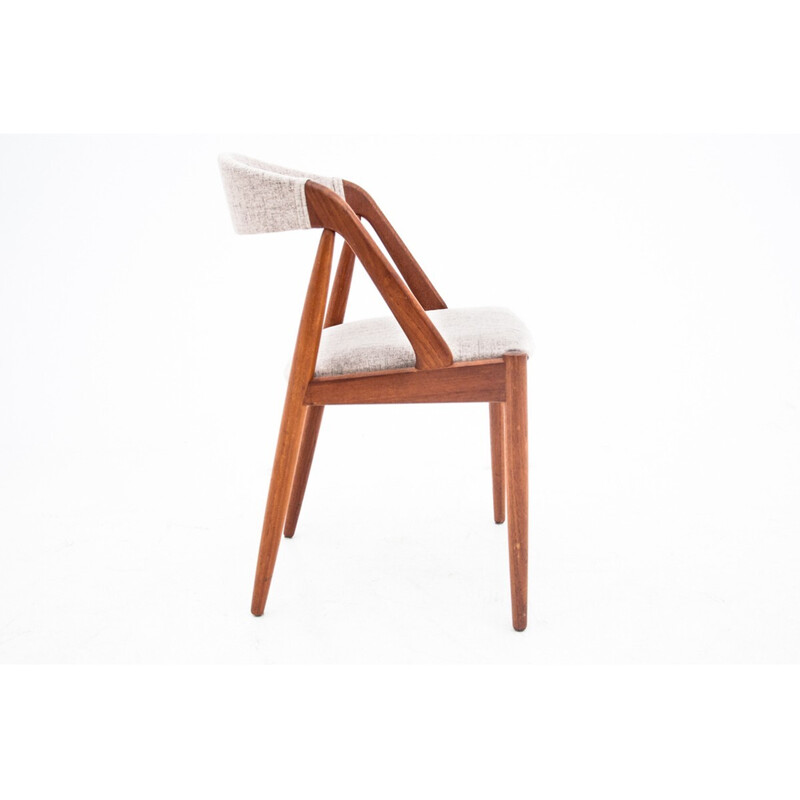 Conjunto de 4 cadeiras de teca vintage por Kai Kristiansen, Dinamarca 1960