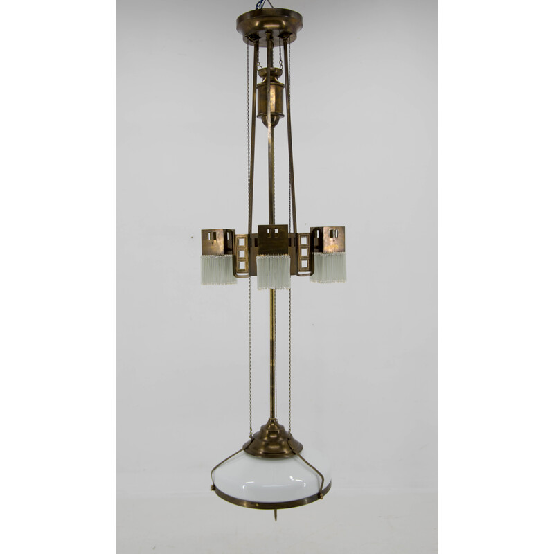 Candelabro Art Nouveau ajustável Vintage, 1910