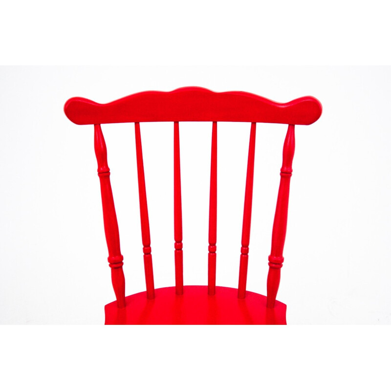 Alter roter Stuhl, Polen 1940er Jahre