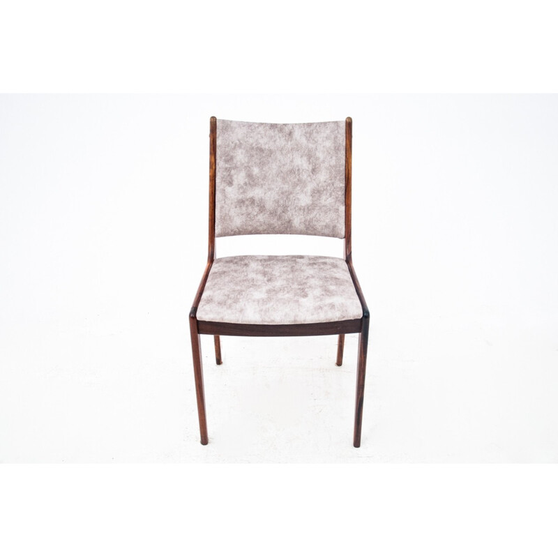 Conjunto de 6 cadeiras de teca vintage de Uldum Mobelfabrik, Dinamarca Anos 60