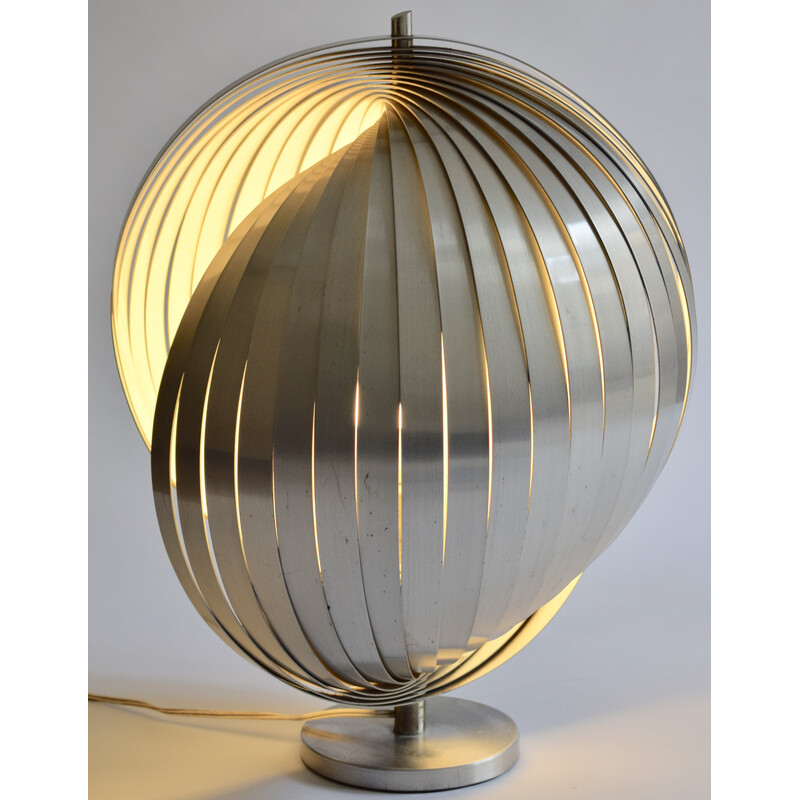 Vintage table lamp "Lune" by Henri Mathieu, France 1970