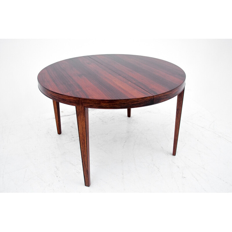 Vintage rosewood Danish table by Severin Hansen, 1960s