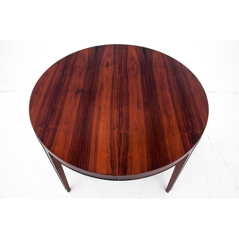 Table danoise vintage en palissandre par Severin Hansen, 1960